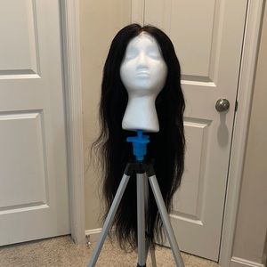 Lace Front Pre plucked 180 Density 22” Straight Wig Unit